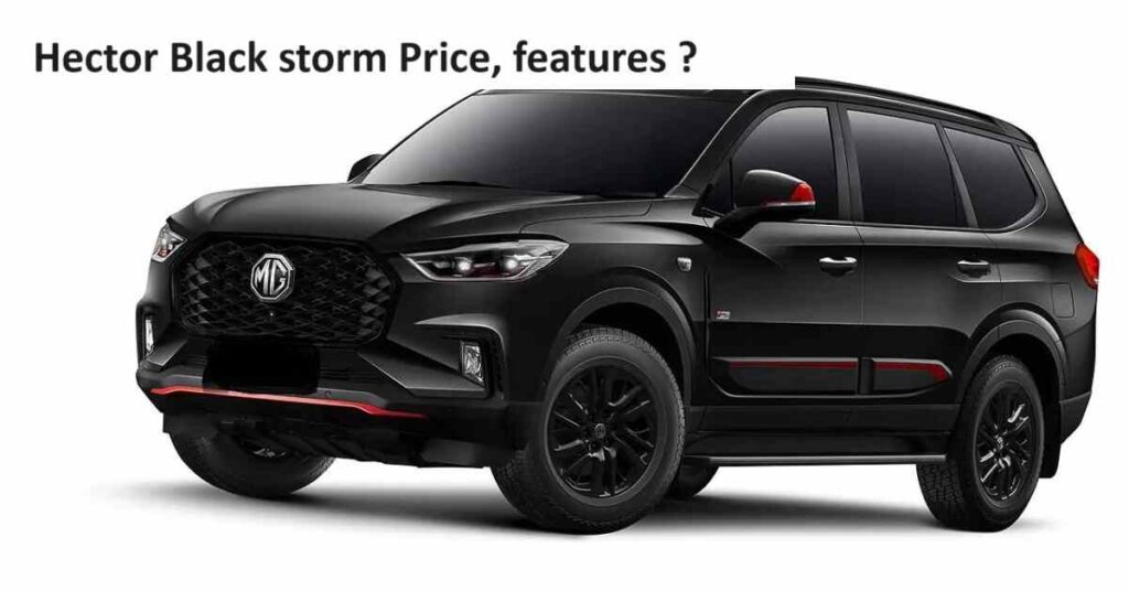 MG Hector Blackstorm Edition